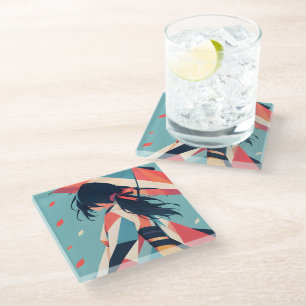 Collectable Anime inspired Glass Coaster
