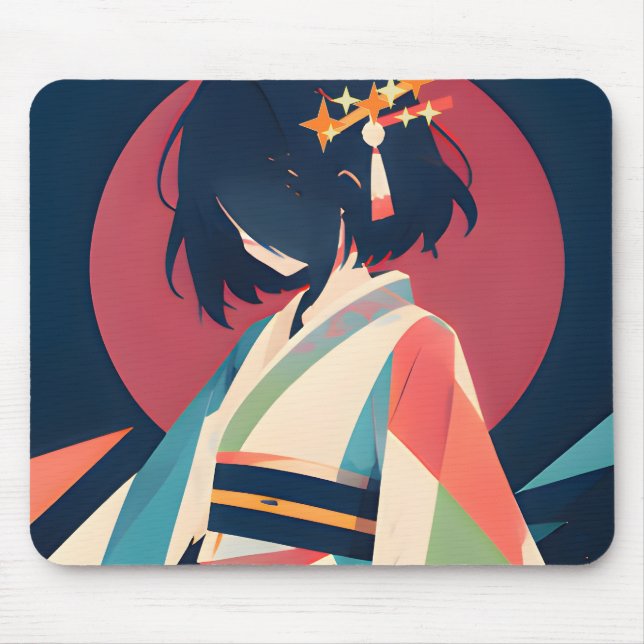 Collectable Anime inspired mouse pad (Front)