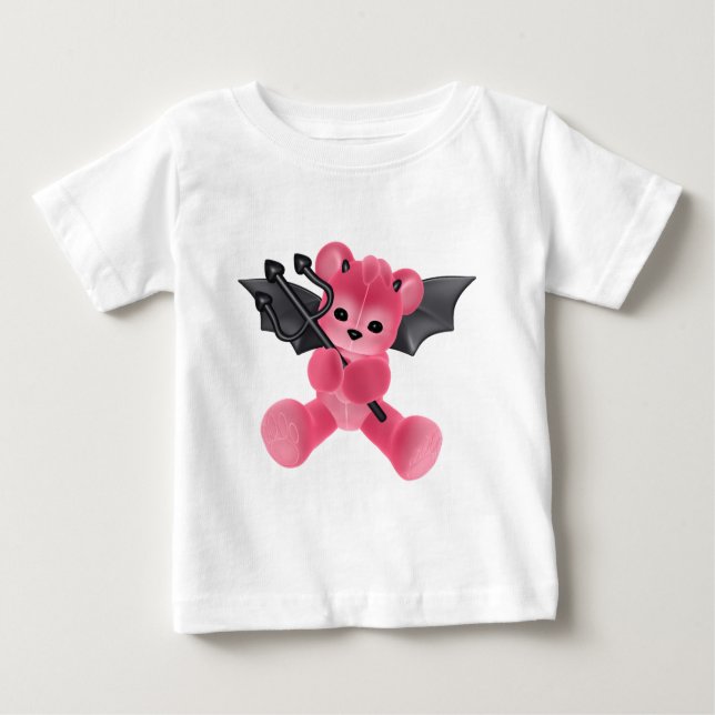 ♥ Collectable Art ♥ Devil Teddy Bear ♥ (bear5) Baby T-Shirt (Front)