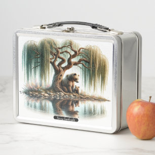 Collectable Bears by Calm Waters Metal Lunch Box