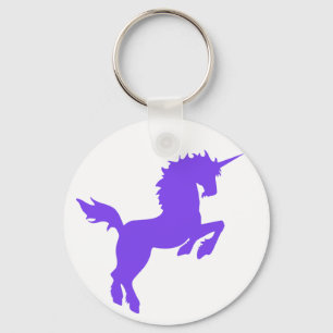 Collectable colours unicorn in Purple Key Chain