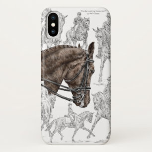 Collected Dressage Horses FEI iPhone X Case