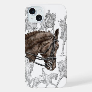 Collected Dressage Horses FEI iPhone 15 Plus Case