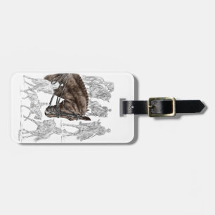 Collected Dressage Horses FEI Luggage Tag