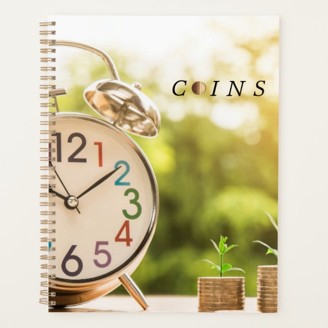 Collecting Coins And Old Currency Customised Planner (Front)