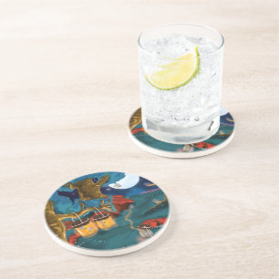 Collecting Fireflies Coaster