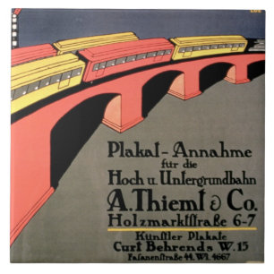 'Collecting Point For Over and Underground Railway Ceramic Tile