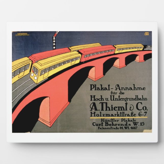 'Collecting Point For Over and Underground Railway Plaque (Front)