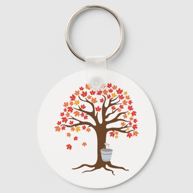 Collecting Syrup Key Ring (Front)