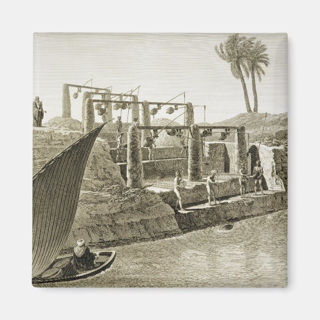 Collecting Water from the Nile, plate 6 from Volum Magnet (Front)
