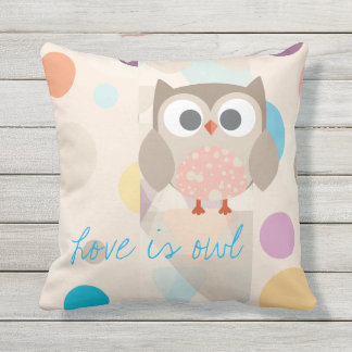Collection “Coils is owl " Cushion