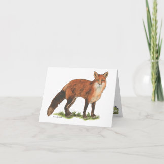 Collection Fox Note Card