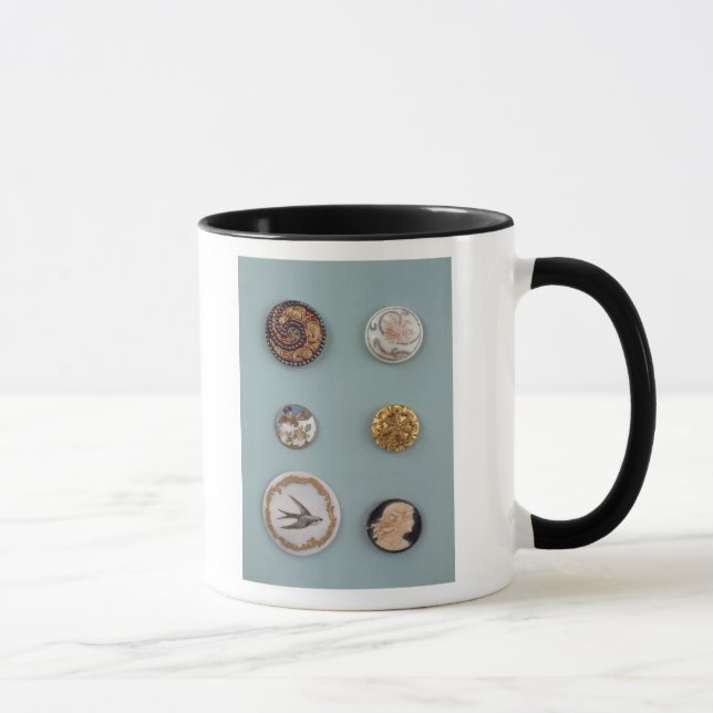Collection of buttons mug (Right)