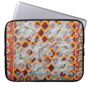 Collection of canvas masterpieces painted on canva laptop sleeve