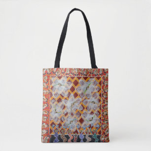 Collection of canvas masterpieces painted on canva tote bag