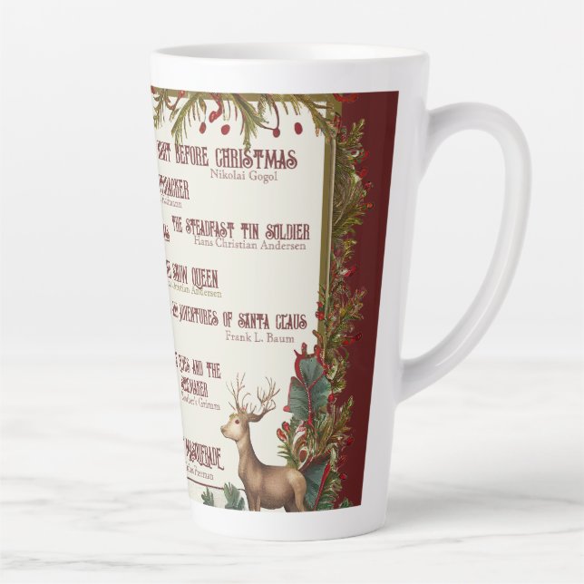 Collection of Christmas Classic Stories |  Latte Mug (Right)