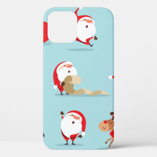 Collection of christmas santa claus iPhone 12 case
