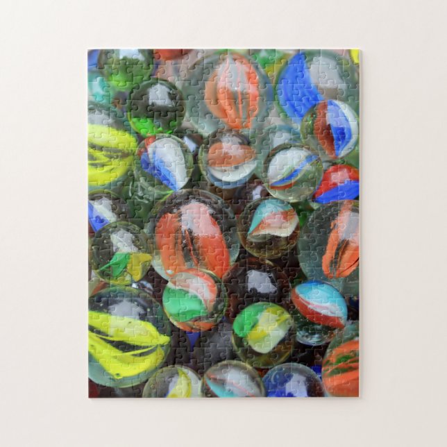 Collection of Glass Marbles Jigsaw Puzzle (Vertical)