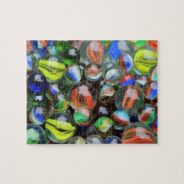 Collection of Glass Marbles Jigsaw Puzzle (Horizontal)