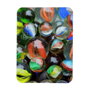 Collection of Glass Marbles Magnet
