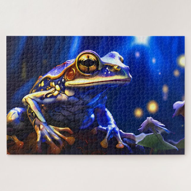 Collection of Jigsaw Puzzle Frogs of Costa Rica (Horizontal)