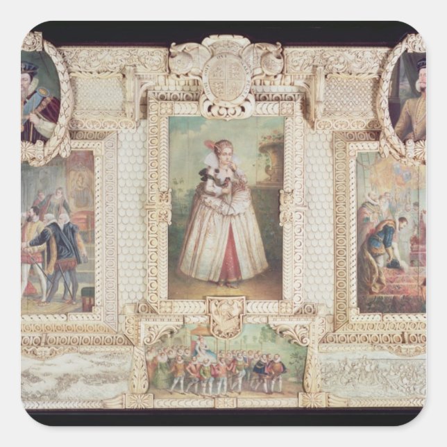 Collection of six miniatures square sticker (Front)