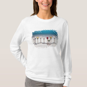 Collection of wine glasses, c.1755-60 T-Shirt