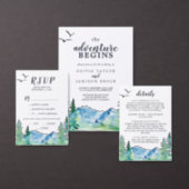 Rocky Mountain Adventure Awaits Baby Shower Napkin (Personalise this independent creator's collection.)