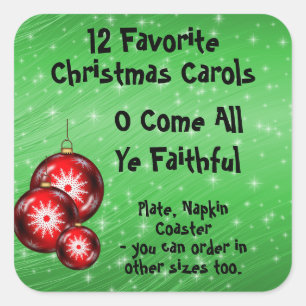 Collection Sticker 12 Favourite Carols - O Come