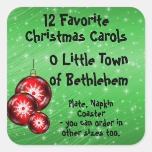 Collection Sticker 12 Favourite Carols - O little