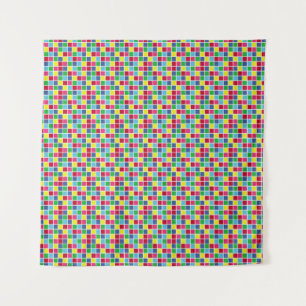 Collection vintage background design with colorful tapestry