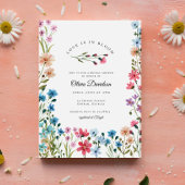 Little Wildflower Bridal Baby Shower Paper Napkins