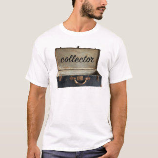 Collector word on old antique trunk suitcase T-Shirt