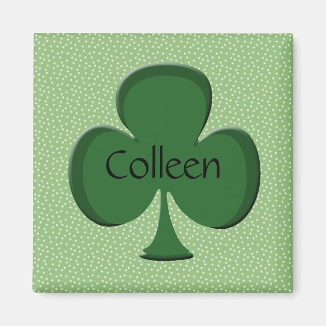 Colleen Shamrock Magnet (Front)