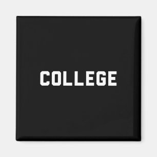 College' 80s Party House Movie Clic College Magnet