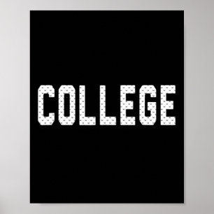 'College' 80s Party House Movie  College 1 Poster