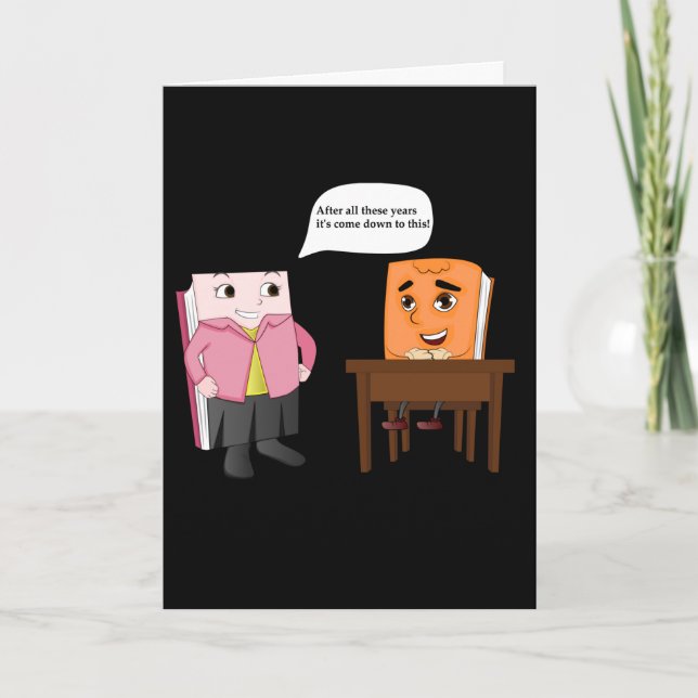 College Acceptance - Young Man Card (Front)