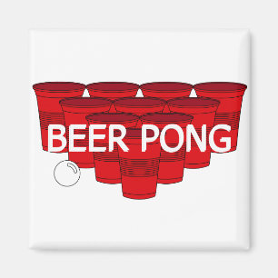 college beer pong magnet