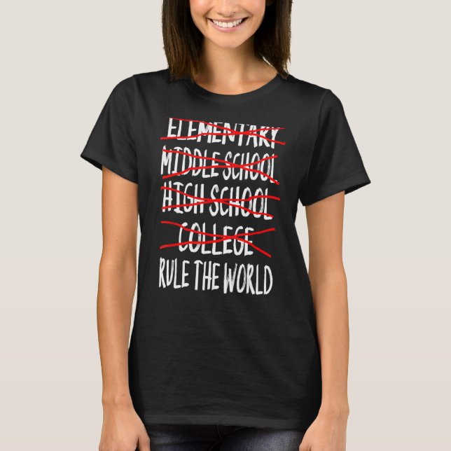 College Class of 2025 College Graduation College G T-Shirt (Front)