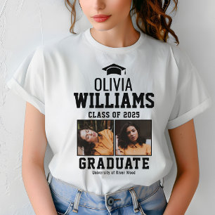 College Class of 2025 Graduate Name T-Shirt