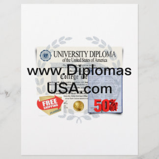 college diplomas or high school diploma custom letterhead
