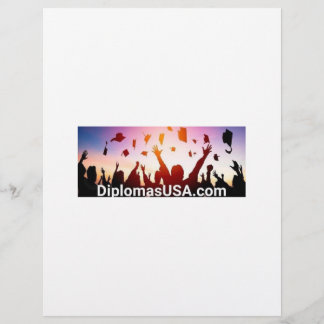 college diplomas or high school diploma Replacemen Custom Letterhead