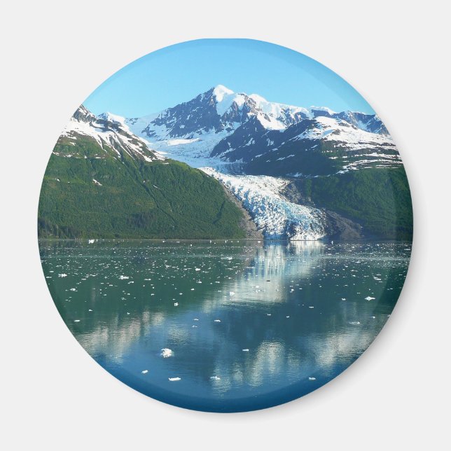 College Fjord I Beautiful Alaska Photography Magnet (Front)
