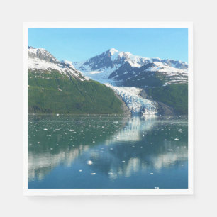 College Fjord I Beautiful Alaska Photography Napkin