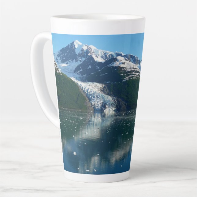 College Fjord II Beautiful Alaska Photography Latte Mug (Left Angle)