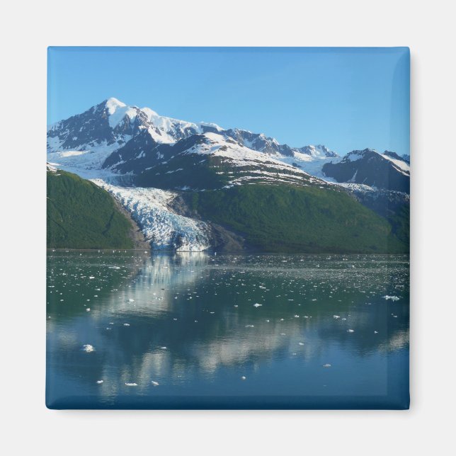 College Fjord II Beautiful Alaska Photography Magnet (Front)