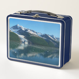 College Fjord II Beautiful Alaska Photography Metal Lunch Box