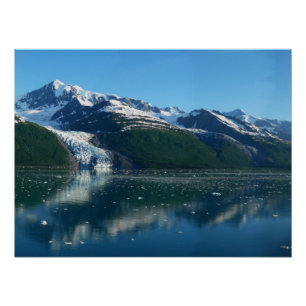 College Fjord II Beautiful Alaska Photography Poster