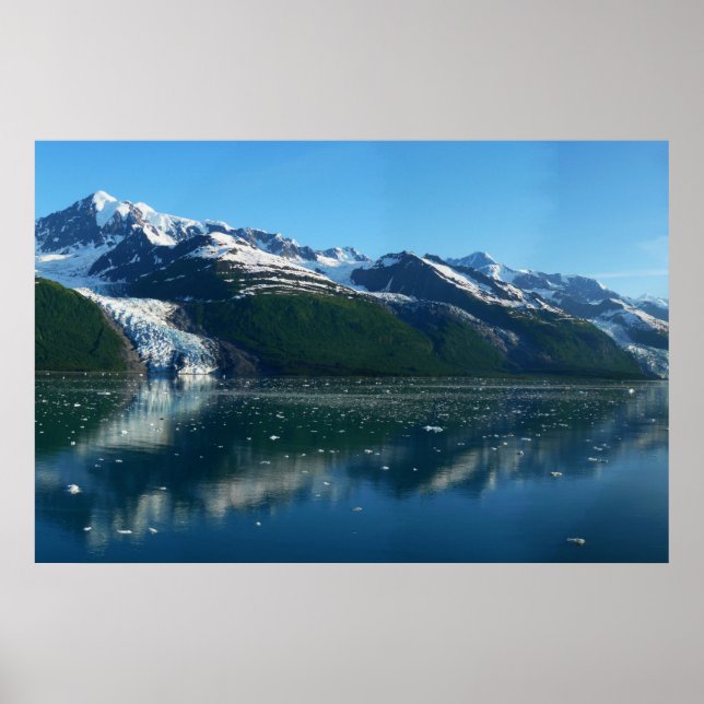 College Fjord II Beautiful Alaska Photography Poster (Front)
