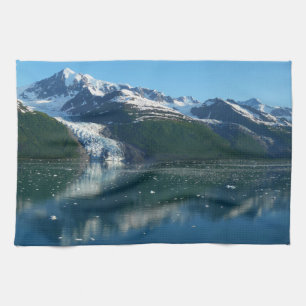 College Fjord II Beautiful Alaska Photography Tea Towel